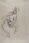 Kneeling Nude Model — Robin Christian Andersen