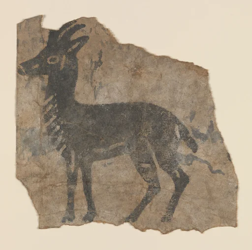 Ibex or Gazelle, Block Print
