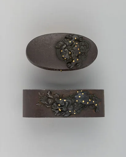 Sword-Hilt Collar and Pommel (Fuchigashira)