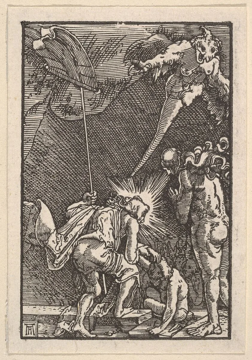 Christ in Limbo, from The Fall and Salvation of Mankind Through the Life and Passion of Christ — Albrecht Altdorfer