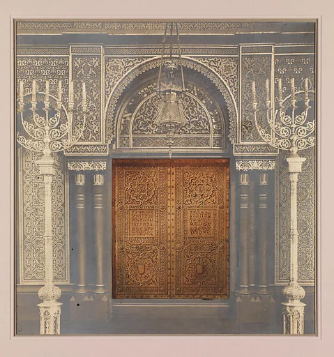 Design for Ark Doors, Temple Emanu-El, New York