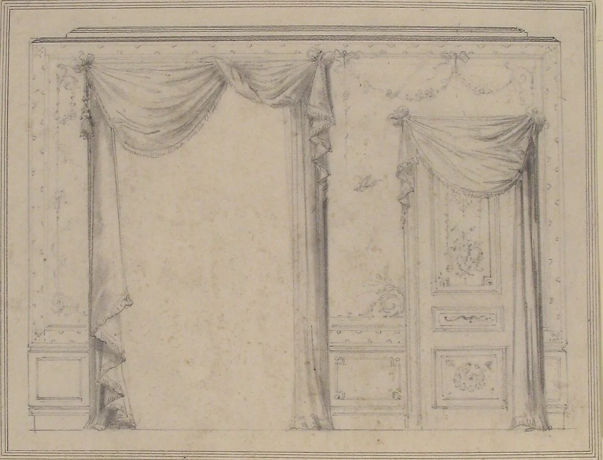 Design for Wall Treatment with Window and Door — Charles Monblond