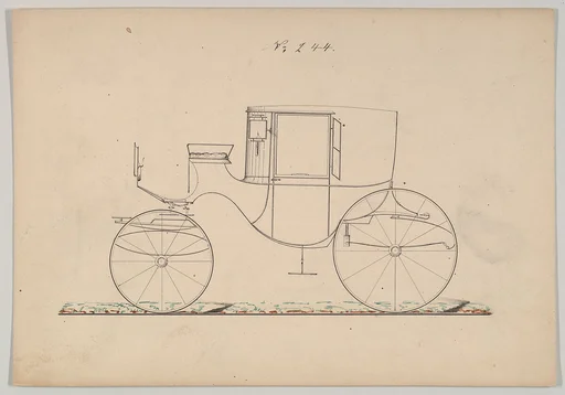 Design for Coupé, no. 244 ("Big Clarence on C springs")
