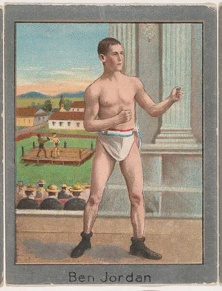 Ben Jordan, from the Champion Athlete and Prize Fighter series (T220), issued by Mecca and Tolstoi Cigarettes — Mecca Cigarettes|Tolstoi Cigarettes