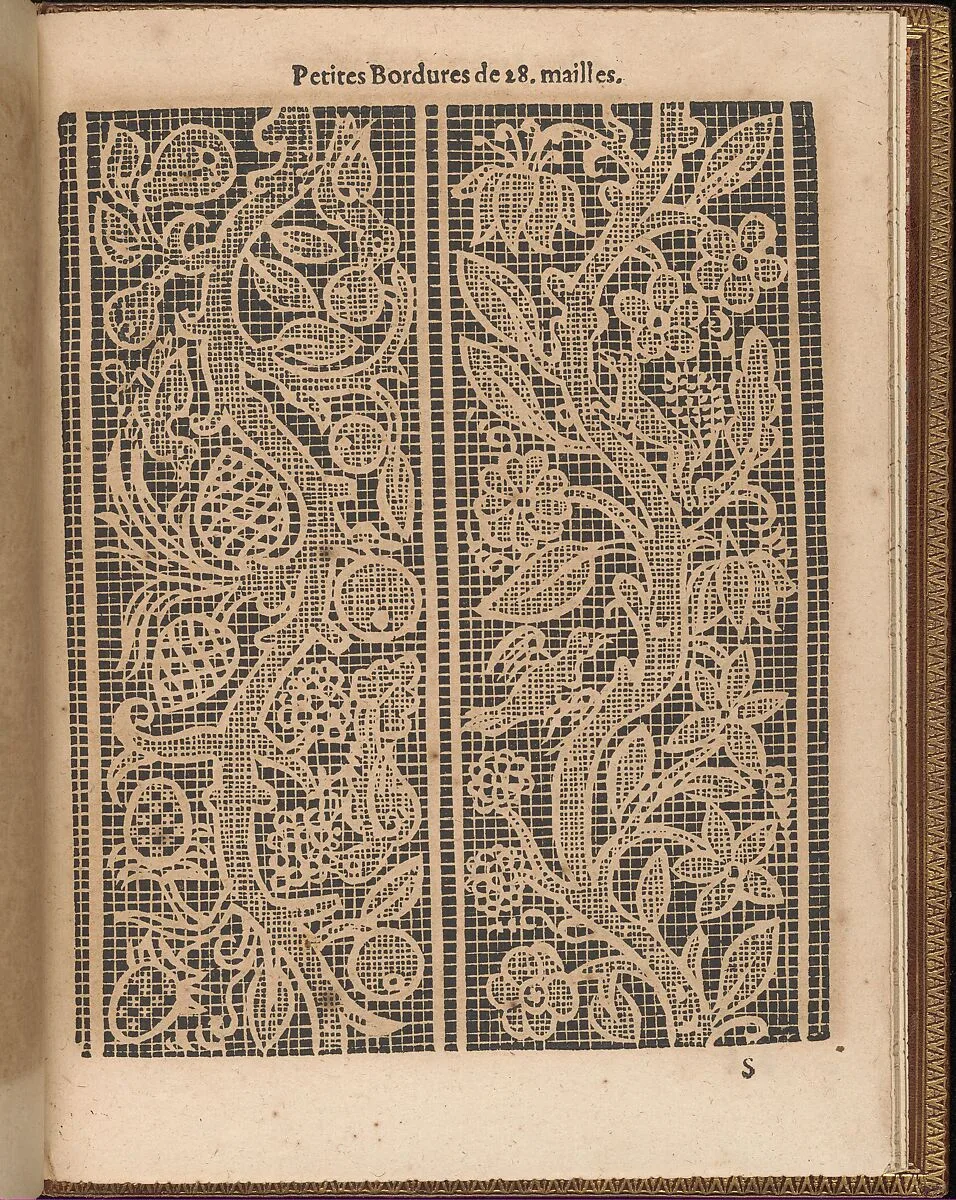 La Pratique de l'Aiguille, page 68 (recto) — Matthias Mignerak|Pierre Firens|Marie de Medici|Jean Le Clerc