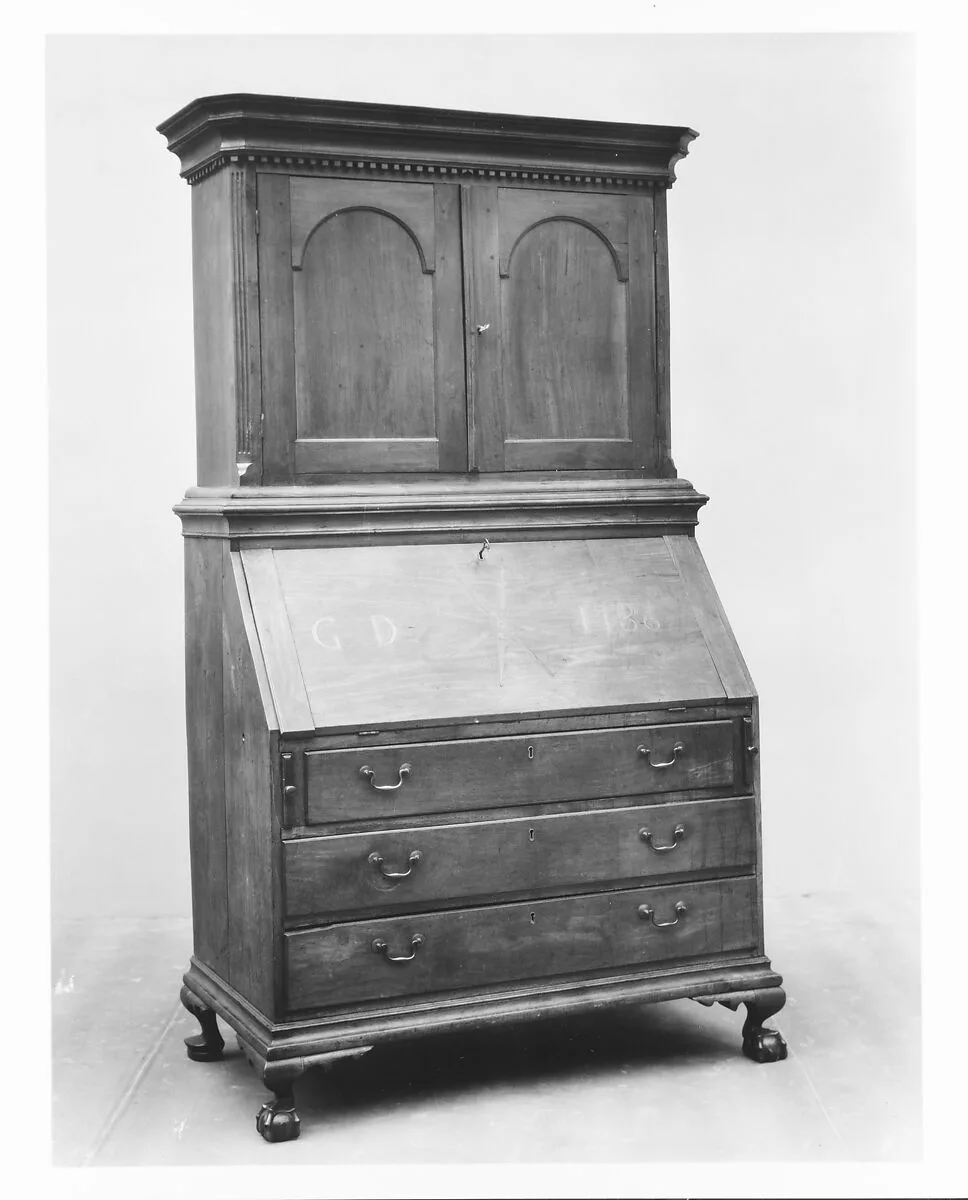 Desk and Bookcase — Unknown
