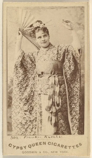 Frankie Kemble, from the Actors and Actresses series (N171) for Gypsy Queen Cigarettes