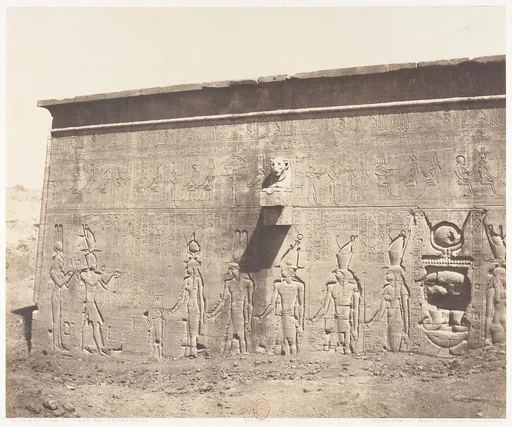 Dendérah (Tentyris), Temple d'Athôr - Face Postérieure