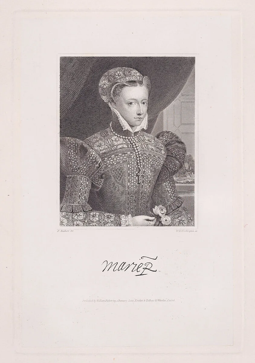 Mary, Queen of Scots — Mary, Queen of Scots|William Henry Worthington|Federico Zuccaro (Zuccari)|William Pickering|Talboys & Wheeler