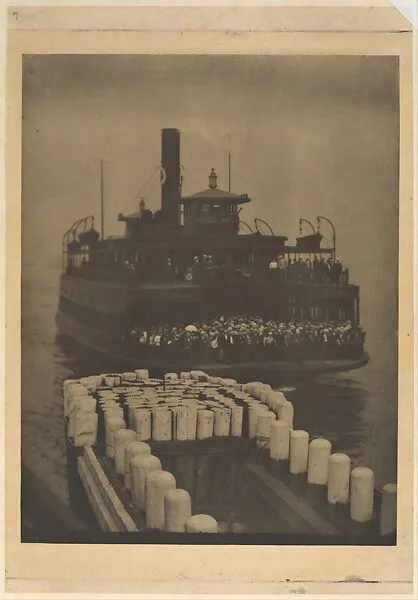 After Working Hours - The Ferry Boat — Alfred Stieglitz