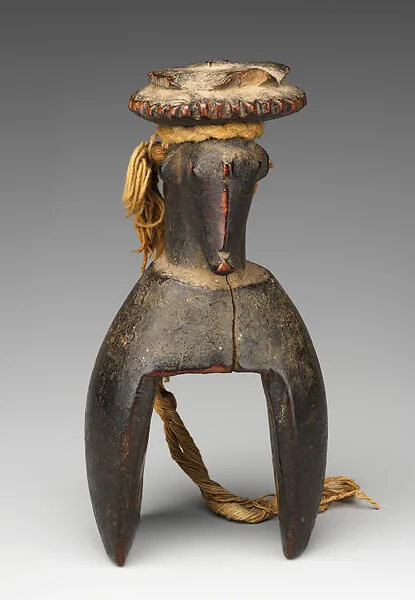 Heddle Pulley with Figure — Unknown