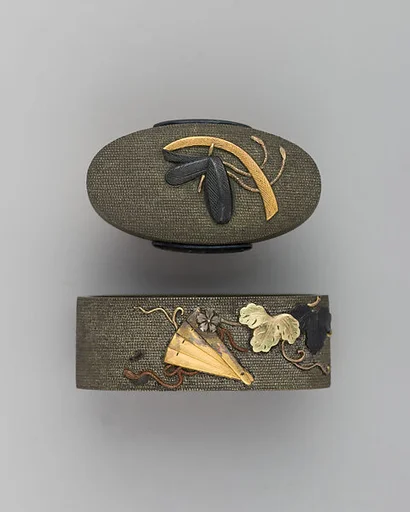 Sword-Hilt Collar and Pommel (Fuchigashira)
