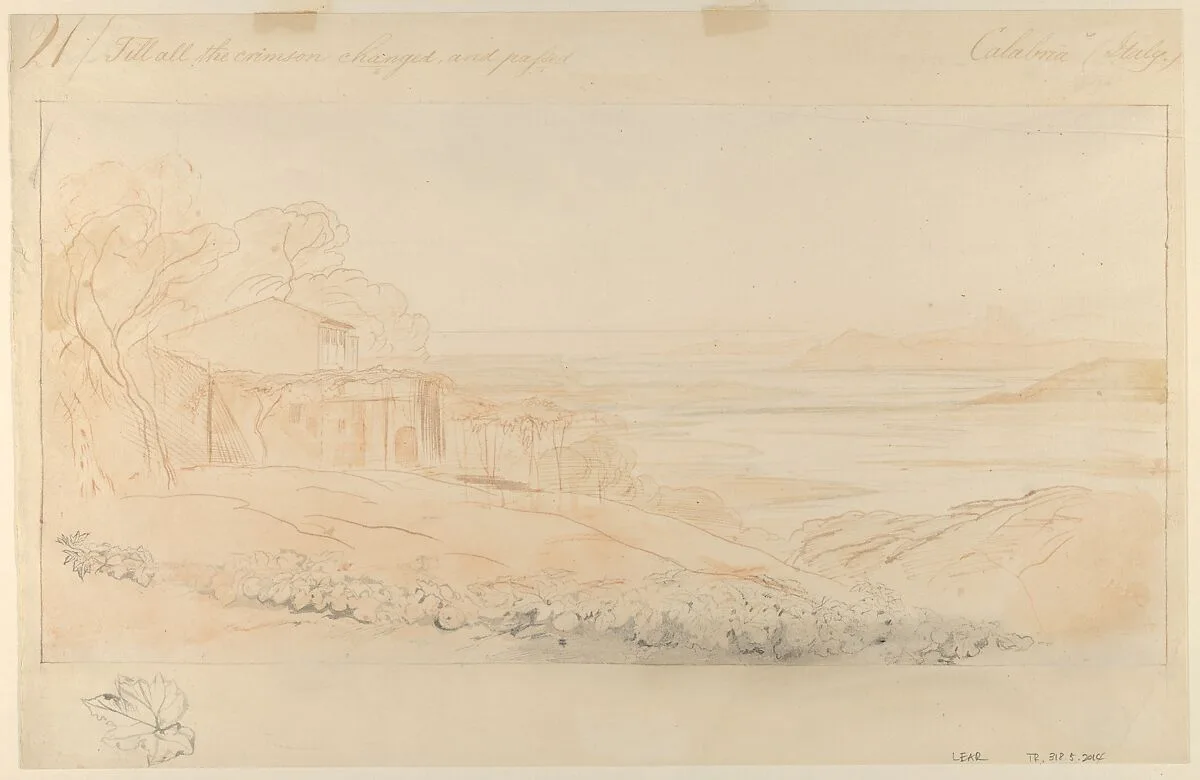 Pentedatelo, Calabria, Italy — Edward Lear