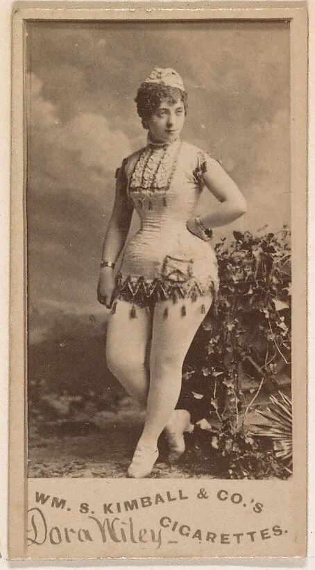 Dora Wiley, from the Actresses series (N203) issued by Wm. S. Kimball & Co. — William S. Kimball & Company