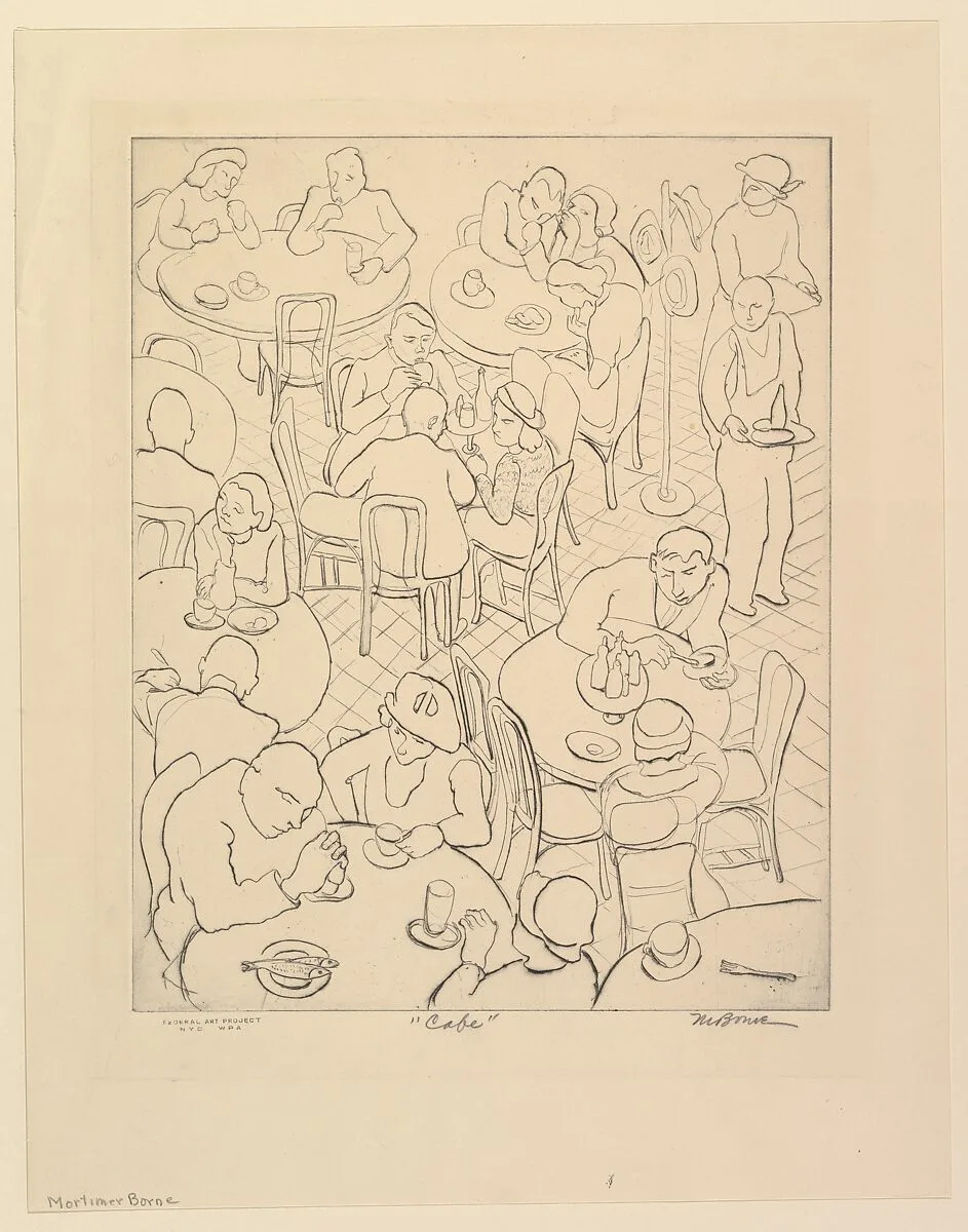Café — Mortimer Borne|WPA