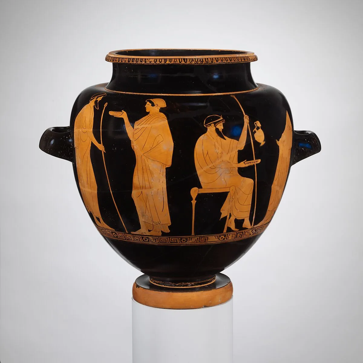Terracotta stamnos (jar) — Copenhagen Painter