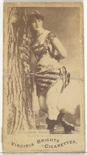 Elizabeth Stuart, from the Actors and Actresses series (N45, Type 1) for Virginia Brights Cigarettes