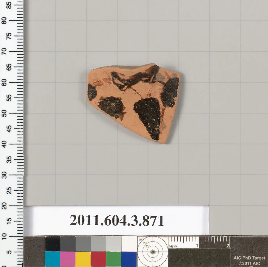 Terracotta fragment of a lekythos (oil flask) — Unknown