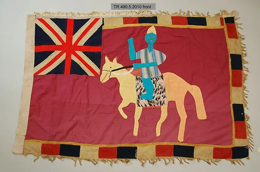 Appliquéd Battalion Flag (Asafo)