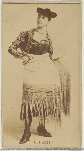 Oteri, from the Actors and Actresses series (N45, Type 8) for Virginia Brights Cigarettes