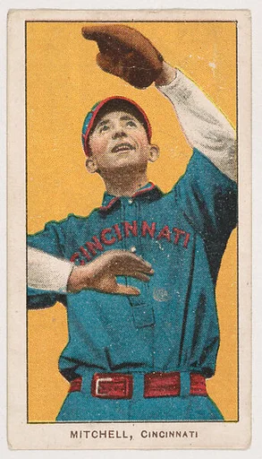 Mike Mitchell, Cincinnati, from Coupon Cigarettes Baseball Issue, 1910