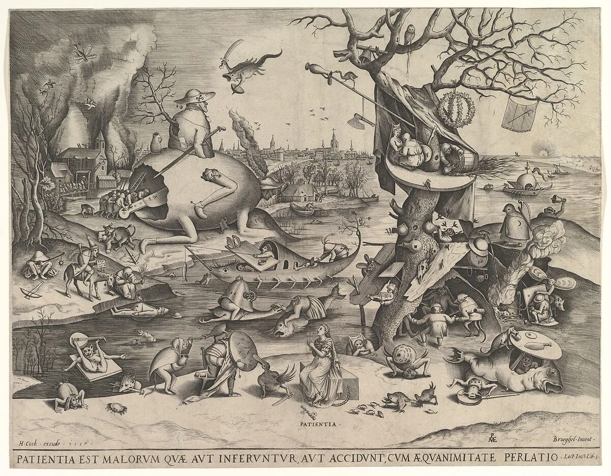 Patience (Patientia) — Pieter van der Heyden|Pieter Bruegel the Elder|Hieronymus Cock