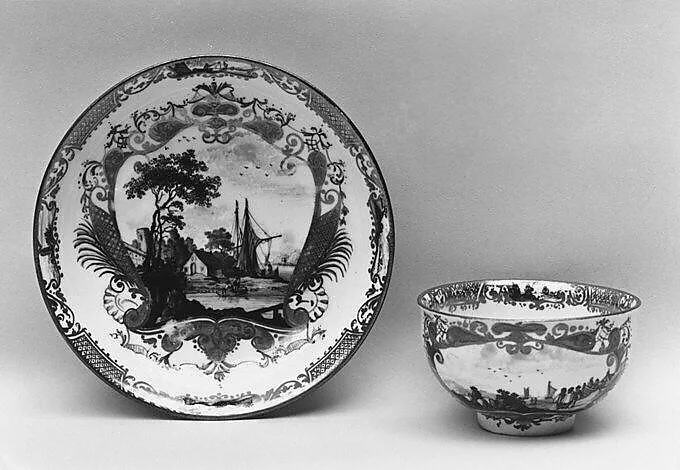 Saucer — Meissen Manufactory