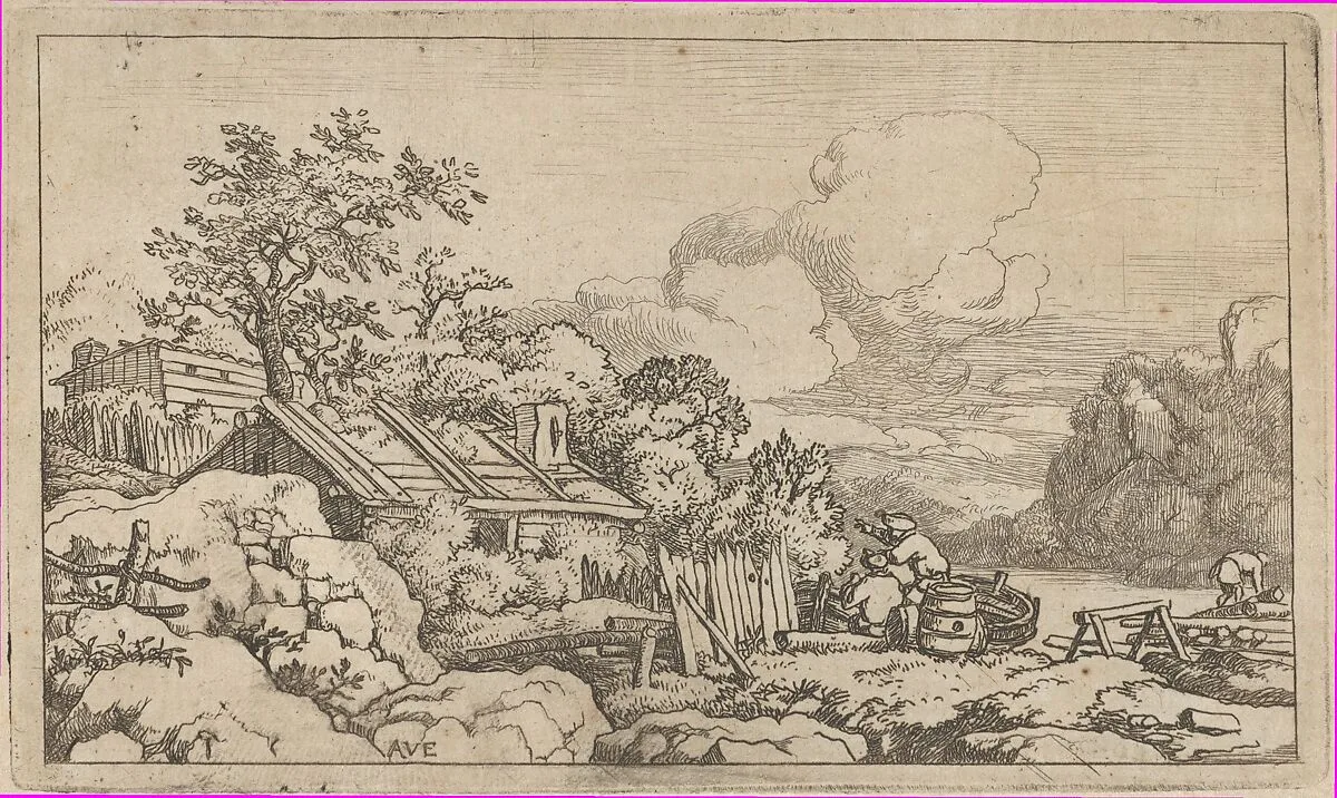 The Hut of the Carpenter — Allart van Everdingen