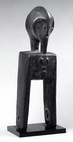 Heddle Pulley with Figure — Unknown