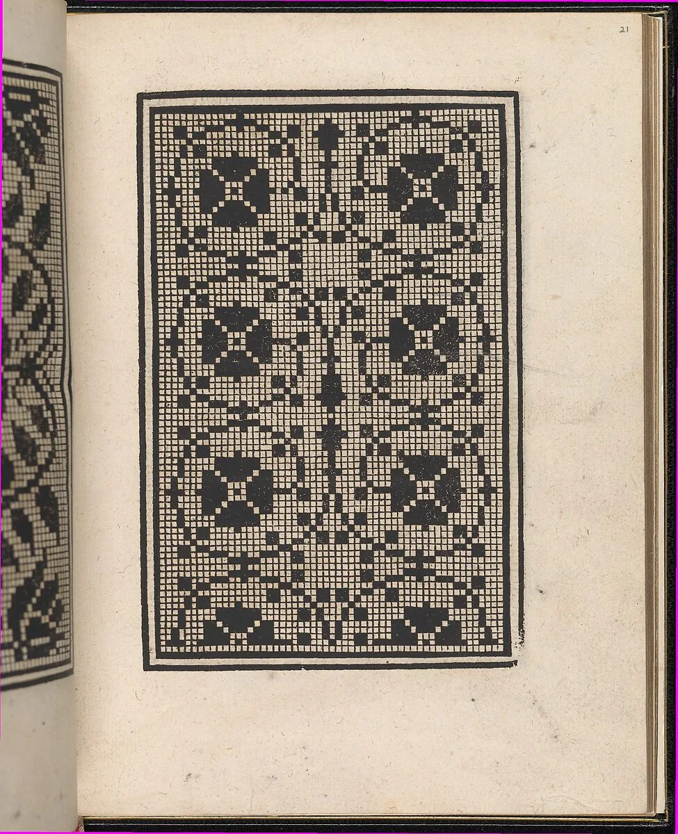 Page from Ein new kunstlich Modelbuch...(Page 21r) — Peter Quentel