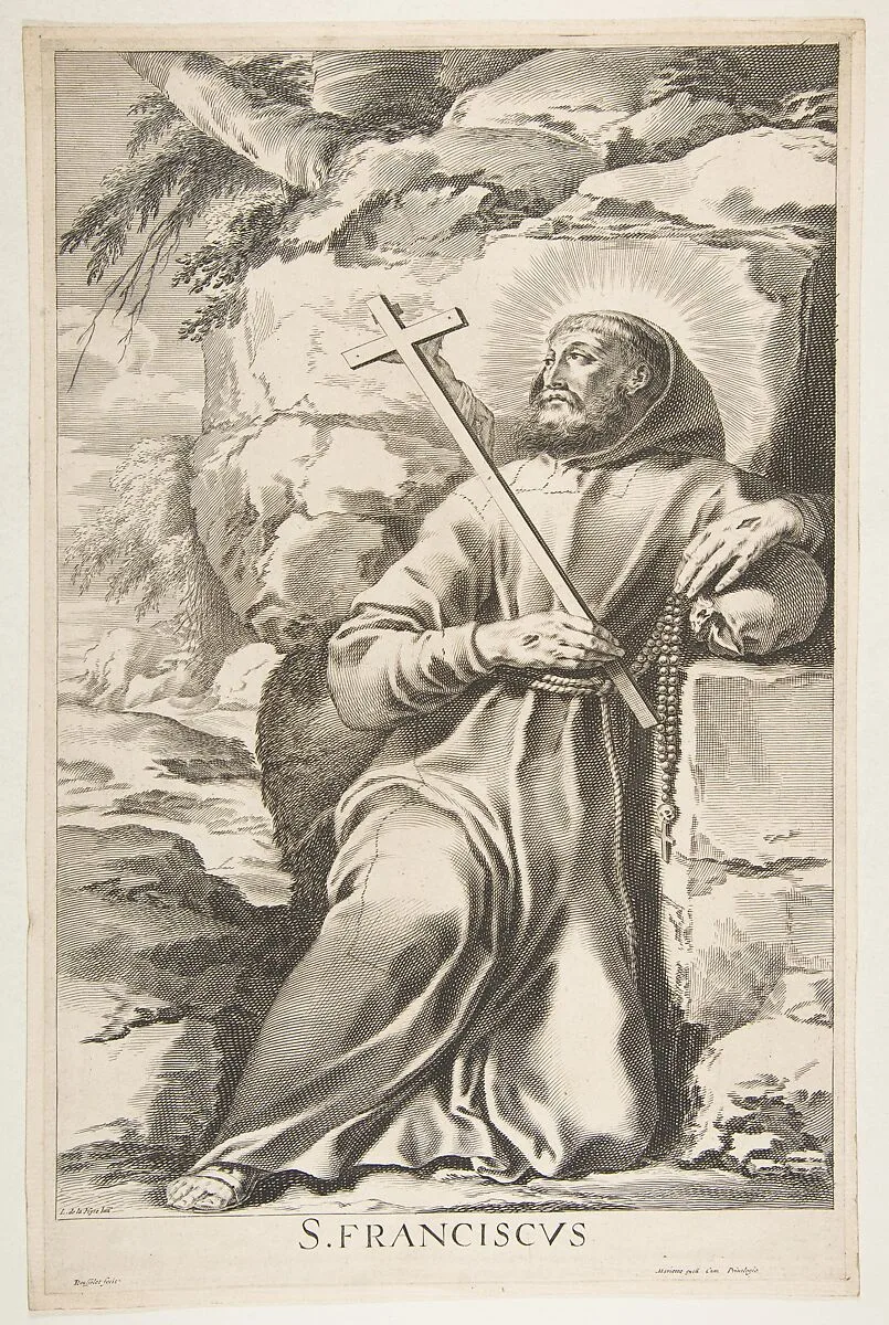 St. Francis — Laurent de La Hyre|Gilles Rousselet|Pierre Mariette le fils