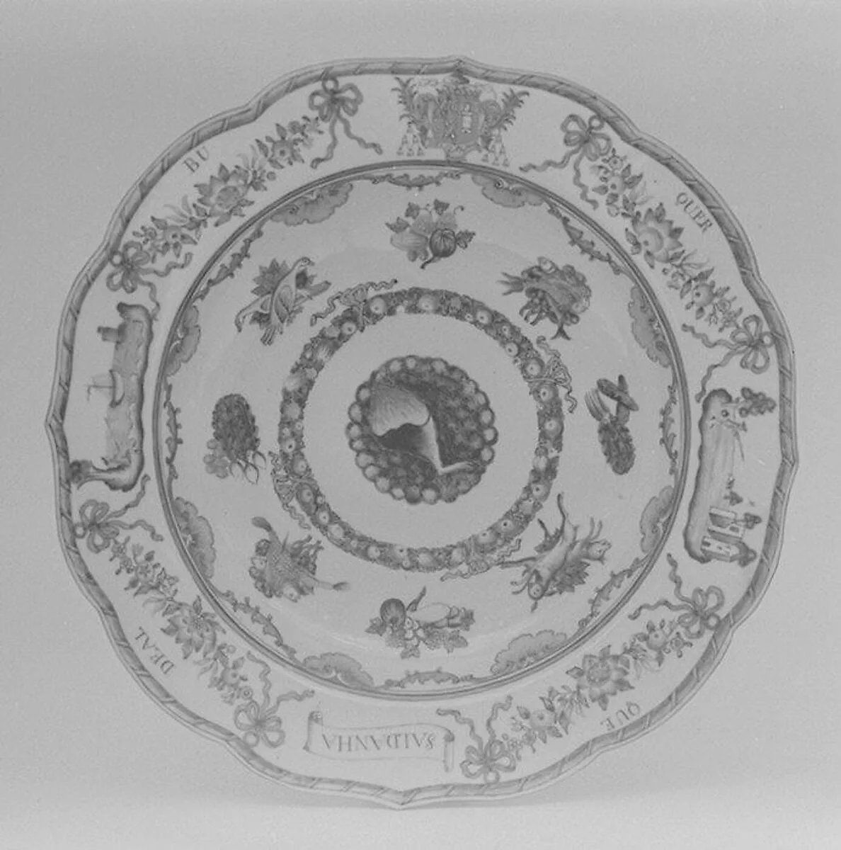 Soup plate (part of a service) — Unknown