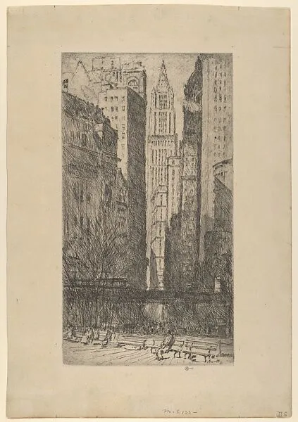 Battery Park — Childe Hassam
