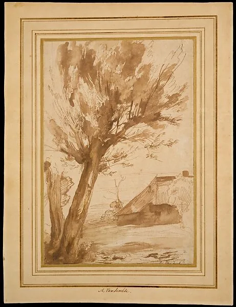 Landscape with a Tree and a Farm Building — Anthony van Dyck