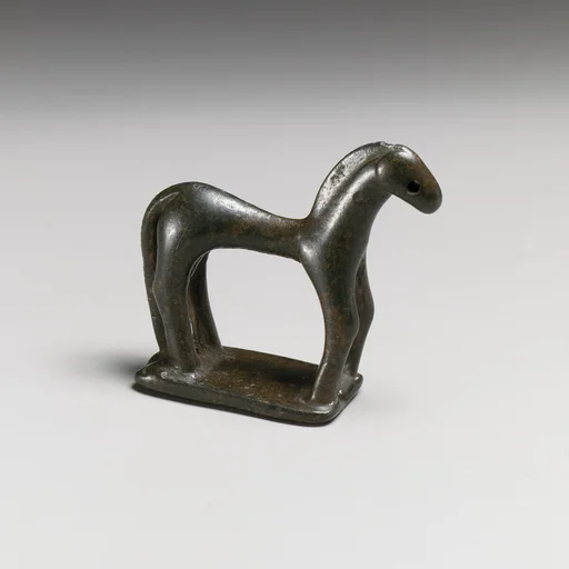 Bronze statuette of a horse