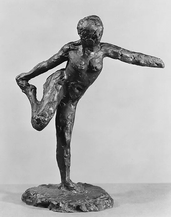 Dancer Holding her Right Foot in Her Right Hand — Edgar Degas|A.-A. Hébrard et Cie