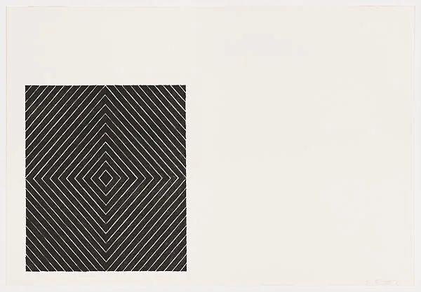 Jill, from "Black Series II" — Frank Stella|Gemini G.E.L.