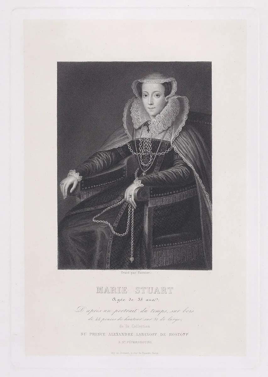 Marie Stuarte, agée de 38 ans — Jacques Etienne Pannier|Mary, Queen of Scots|Drouart