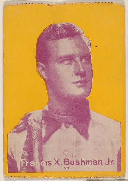 Francis X. Bushman Jr., Uni., from Cutout Head Strip Cards (W500) — Unknown