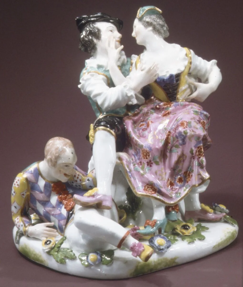 Indiscreet Harlequin — Meissen Manufactory