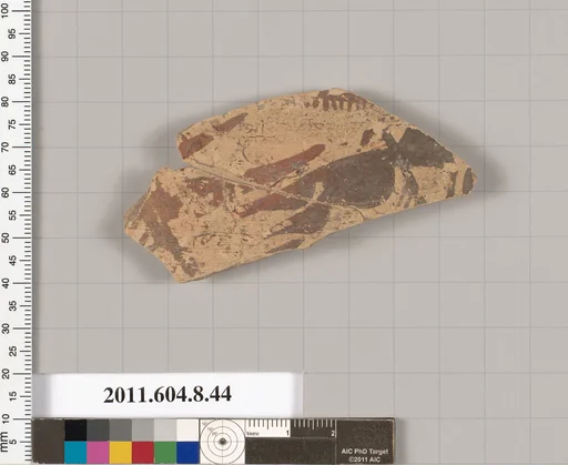 Terracotta fragment of a closed shape
