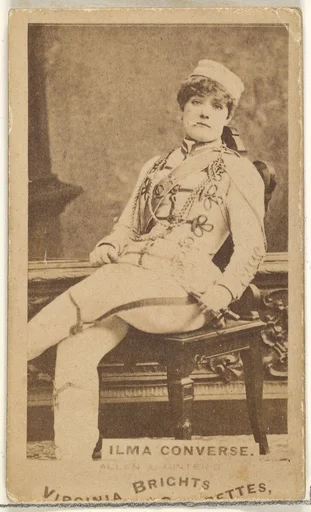 Ilma Converse, from the Actors and Actresses series (N45, Type 1) for Virginia Brights Cigarettes