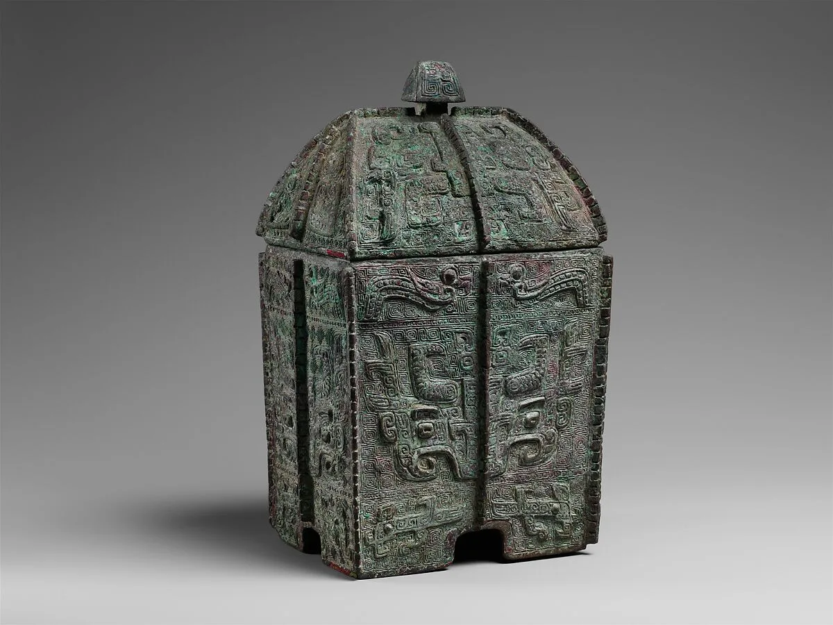 商 青銅方彜|Rectangular wine container (fangyi) — Unknown