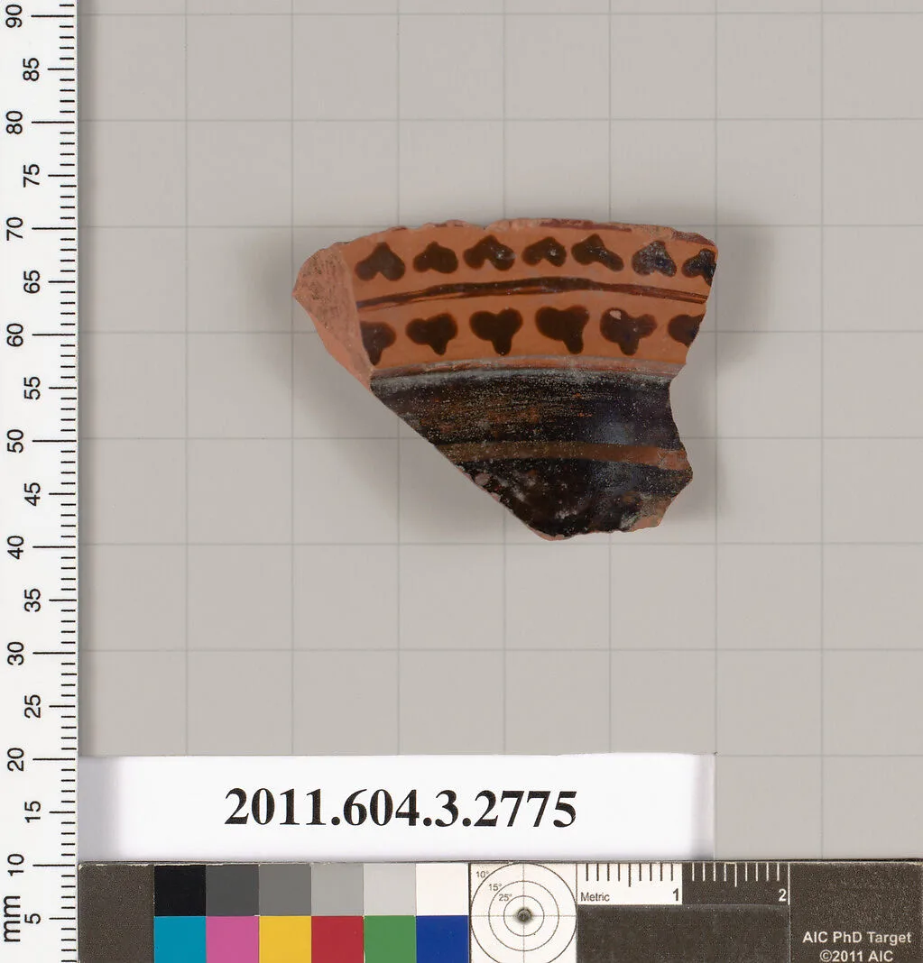 Terracotta fragment of an olpe (jug) — Unknown