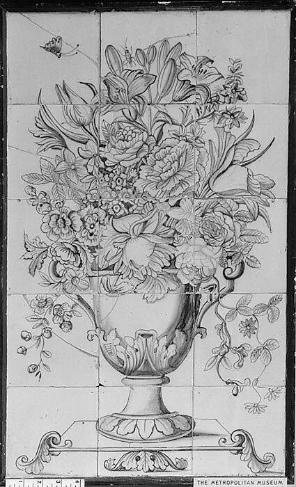 Panel of tiles — Unknown