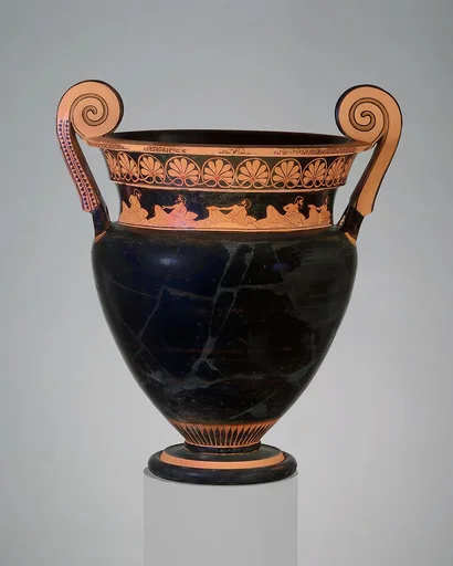 Terracotta volute-krater (bowl for mixing wine and water)