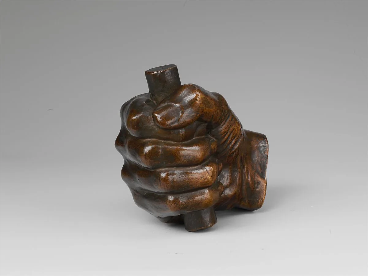 Right Hand of Abraham Lincoln — Leonard Wells Volk|Augustus Saint-Gaudens