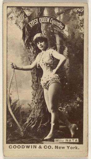 Mlle. Nata, from the Actors and Actresses series (N171) for Gypsy Queen Cigarettes