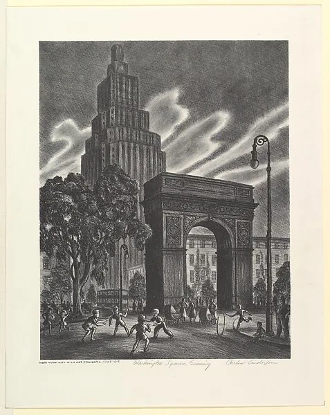 Washington Square Evening — Carlos Anderson|WPA