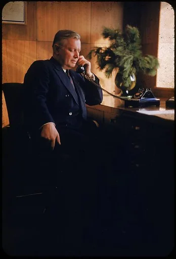[61 Portraits of Cisler of Detroit Edison, for Fortune Business Executive Profile]